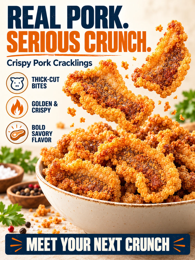Premium Crispy Pork Chips - Supports HeartHealth Management & Blood Su ...