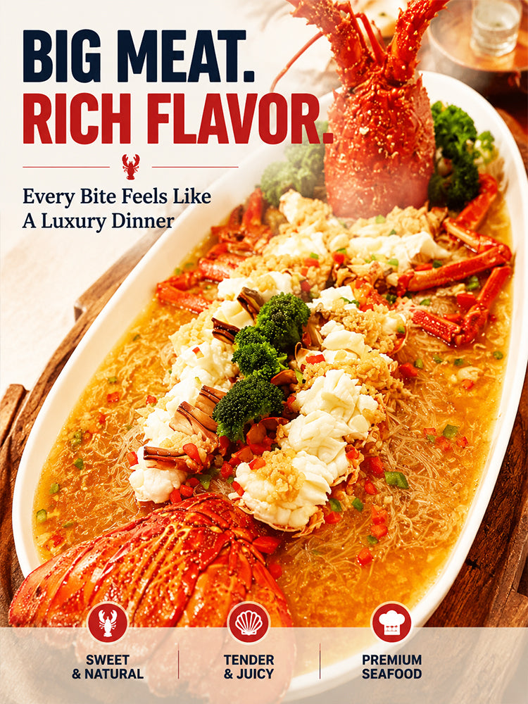Maine Lobster Tail - Succulent SeafoodFavorite with Rich Flavor & PremiumQuality