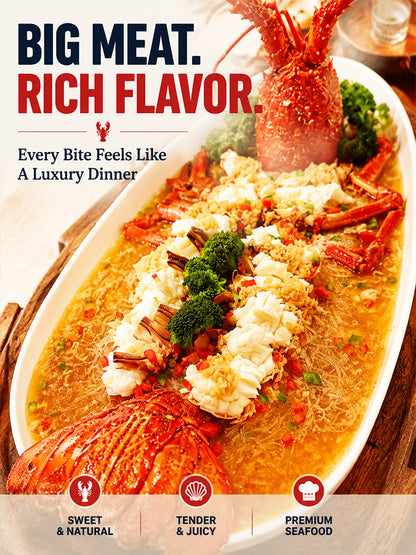 Maine Lobster Tail - Succulent SeafoodFavorite with Rich Flavor & PremiumQuality