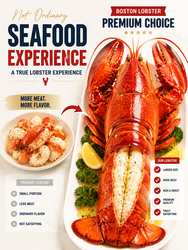 Maine Lobster Tail - Succulent SeafoodFavorite with Rich Flavor & PremiumQuality