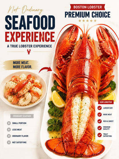 Maine Lobster Tail - Succulent SeafoodFavorite with Rich Flavor & PremiumQuality