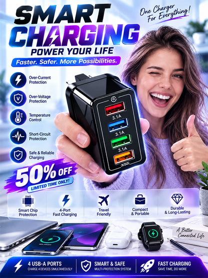65W 4-in-1 travel charger⚡