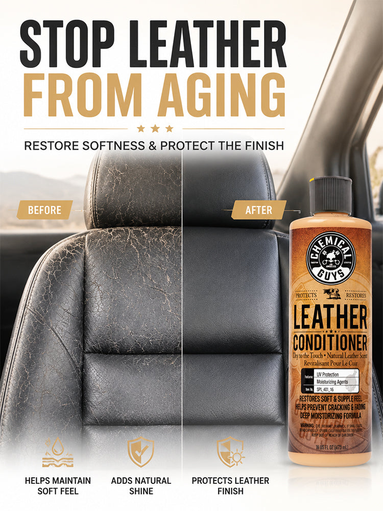 Chemical Guys Complete Interior Detailing Kit - Made for Automotive Leather