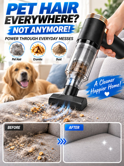 [32000pa suction power] High-power cordless vacuum cleaner