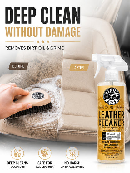 Chemical Guys Complete Interior Detailing Kit - Made for Automotive Leather