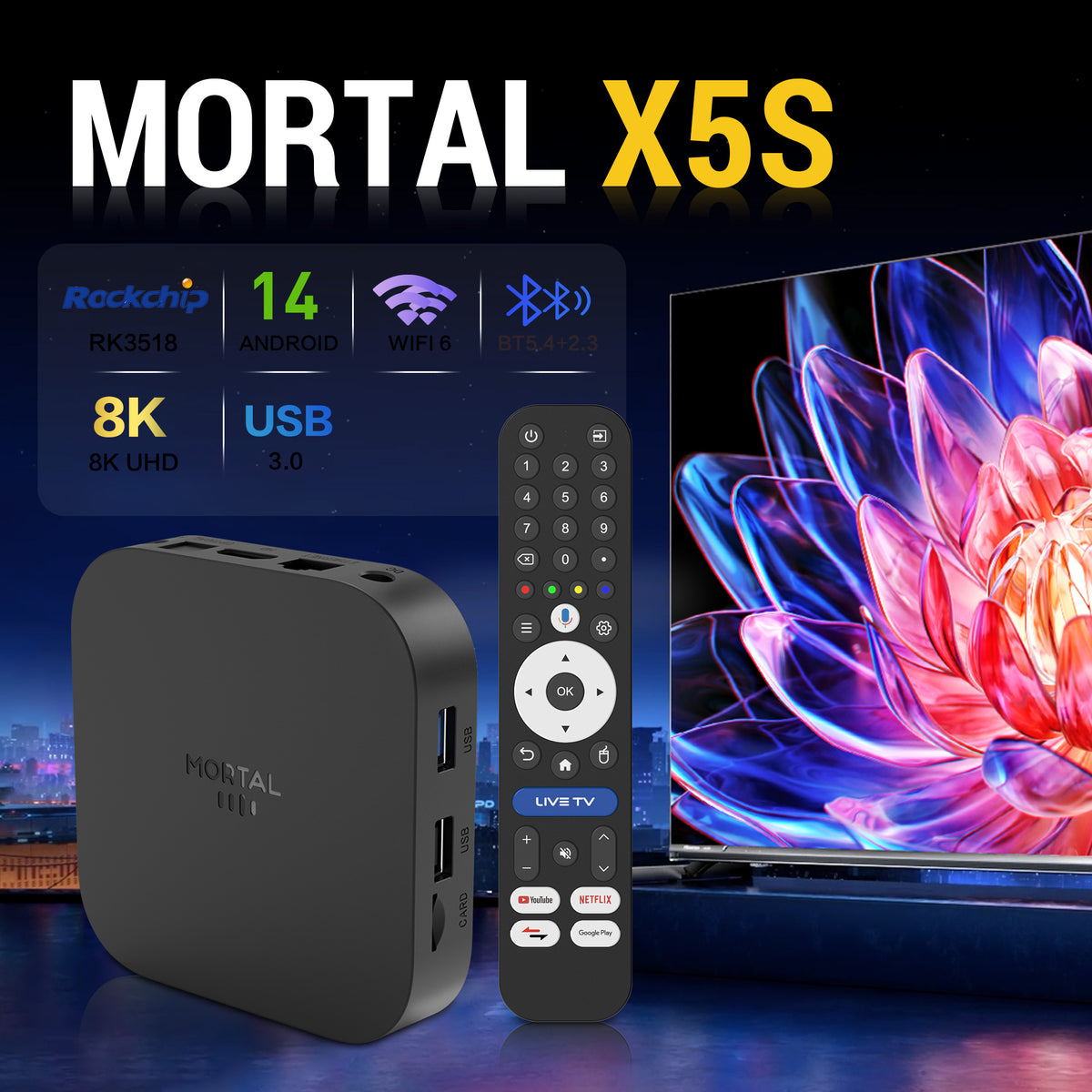[Enjoy All Content for Free] X5s Ultra-HD 8K Set-Top Box